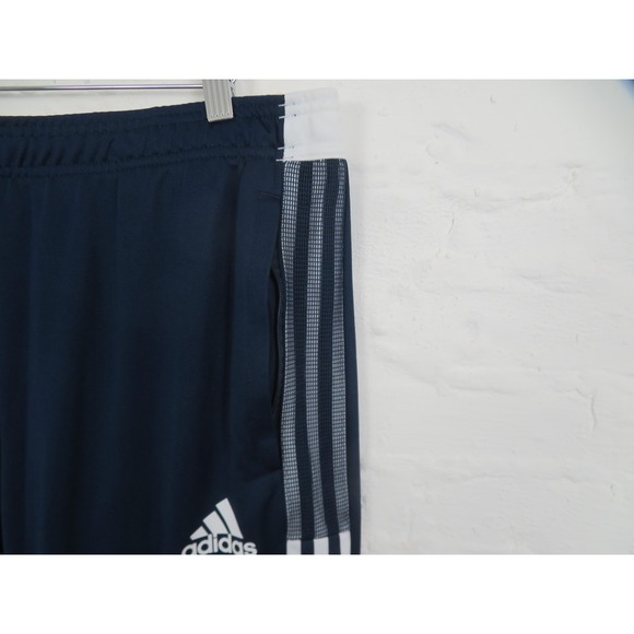 New York City FC Pants Mens Large Blue Adidas MLS Soccer Aeroready Warm Up Gym - Picture 6 of 14
